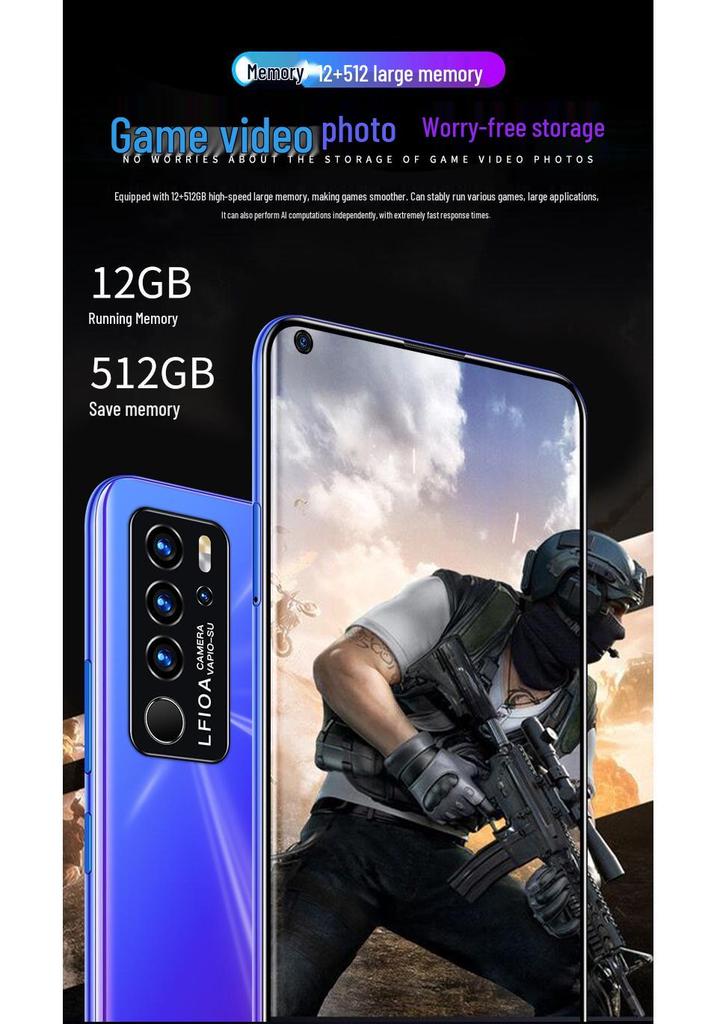 Оригинальный Android-смартфон P40 5G, 6,8 дюйма, для студентов и пожилых людей
