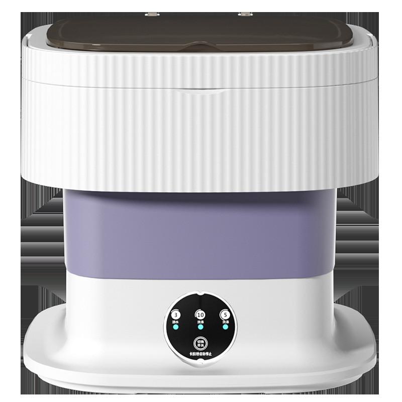 6 л/10 л Складная электрическая стиральная машина Портативное мини-устройство для стирки в путешествиях Бытовая стиральная машина для нижнего белья большой вместимости