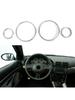 Хромированный серебряный цвет, датчики спидометра, кольца с циферблатом, отделка безеля для E39 E38 E53, кольца спидометра, рамка