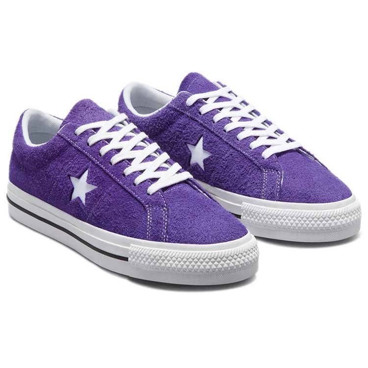 Converse Кроссовки унисекс One Star Low Court фиолетовые черно-белые 171586C