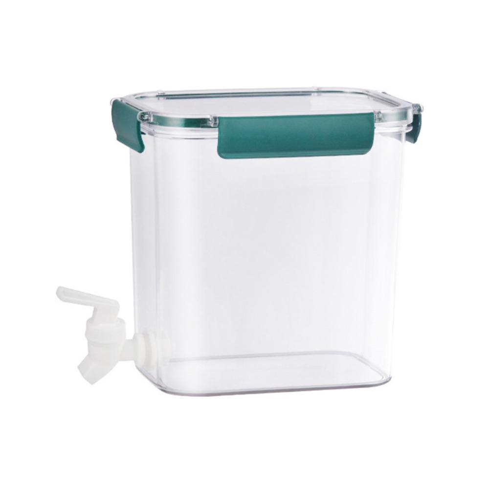 With Spigot Cold Water Kettle Plastic Water Container Portable Drink Dispenser Kitchen