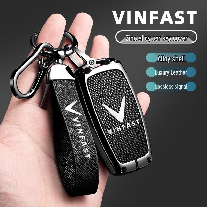 Vinfast Vietnam Car Key Case for Zhonghua V5/VF8 VF3/5/9 with Premium Keyring Buckle