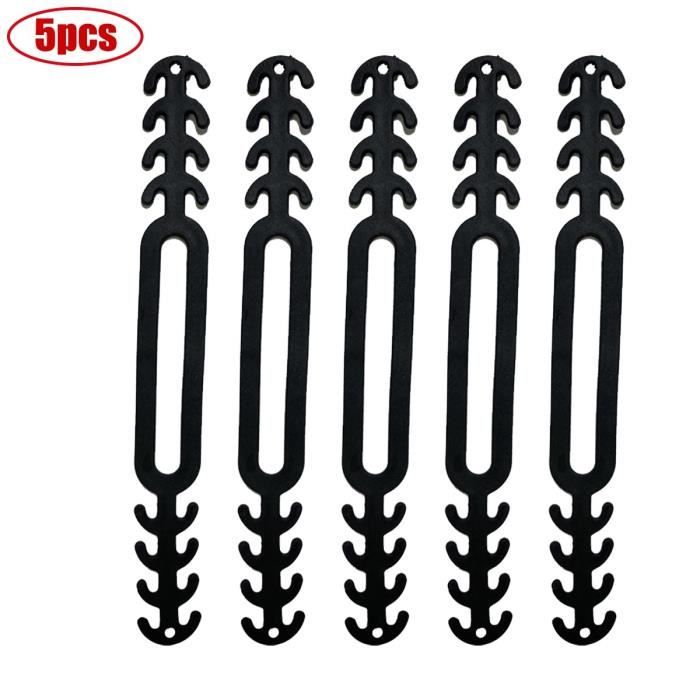 Mask Holder - YWEI - 5pcs - Non-Slip Silicone - Adjustable - Black