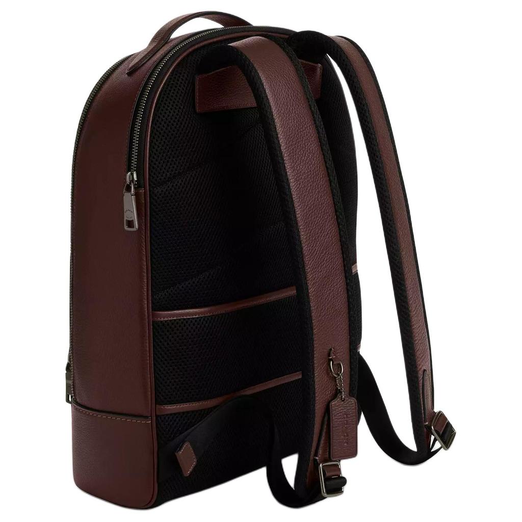 Coach Рюкзак Ethan 30 Classic Brand тисненый гладкая телячья кожа Большой мужской рюкзак Клен CDC67-QBMPL