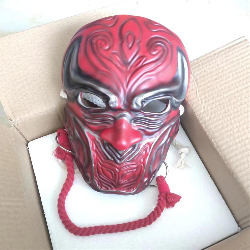 Потрясающая смоляная маска для лица на Хэллоуин с персонажами из Хуацзянху Булянжэнь