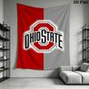 Ohio State University Logo Bedding 1 Duvet Cover 2 Pillowcase Without Core Christmas Birthday Gift Duvet Cover And Pillowcase Bedding Set
