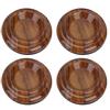 4Pcs Piano Caster Cups Antiskid Round Cup Grand Piano Mats Piano Foot Pads