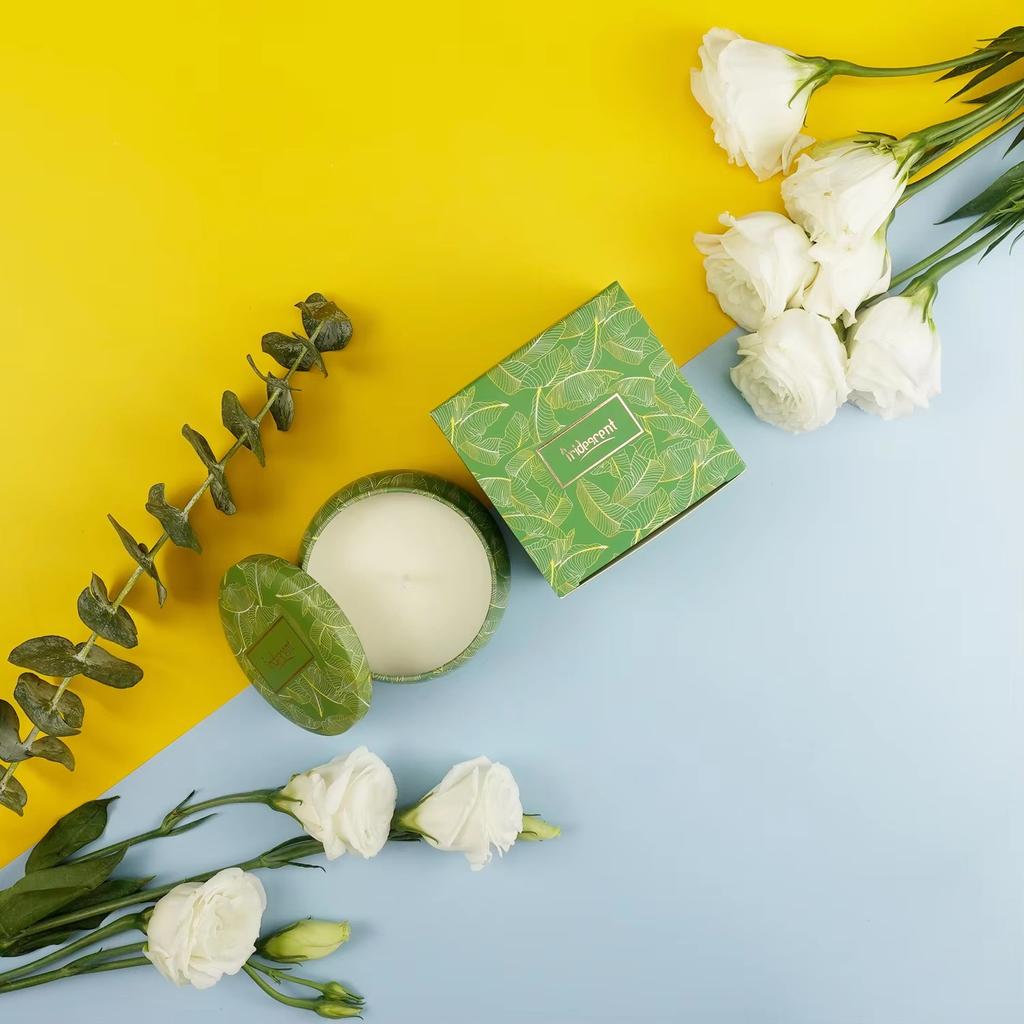 120 g Single Pack Custom Scented Soy Wax Aromatherapy Candle with Private Printing Paper Gift Box