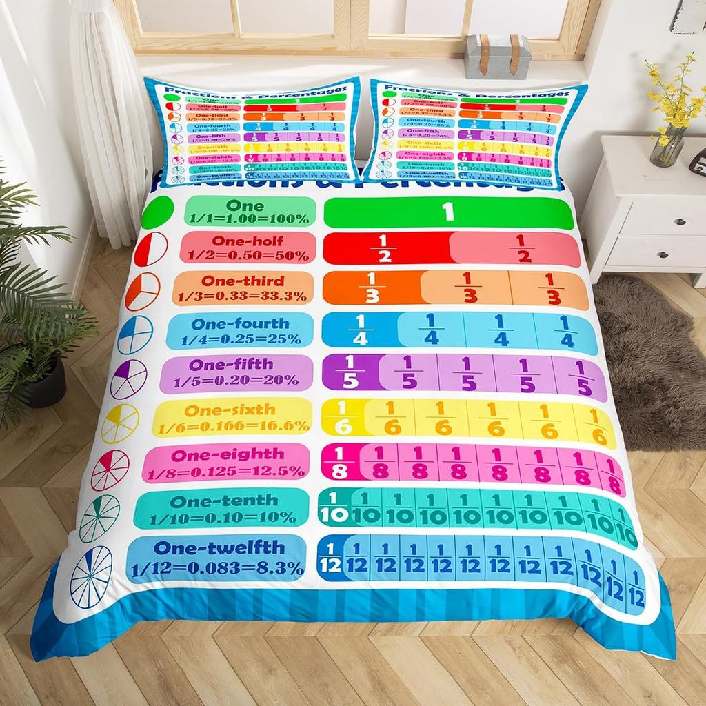 Космическая планета галактика пододеяльник Твин Кинг Детский мультяшный постельный комплект ABC Алфавит Обучение Покрывало с 2 наволочками