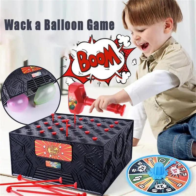 Fun Hammer Balloon Blast Box игра для детей, отличные креативные Spin Masters, антистресс, сумасшедшая вечеринка, розыгрыш, забавные развивающие игрушки
