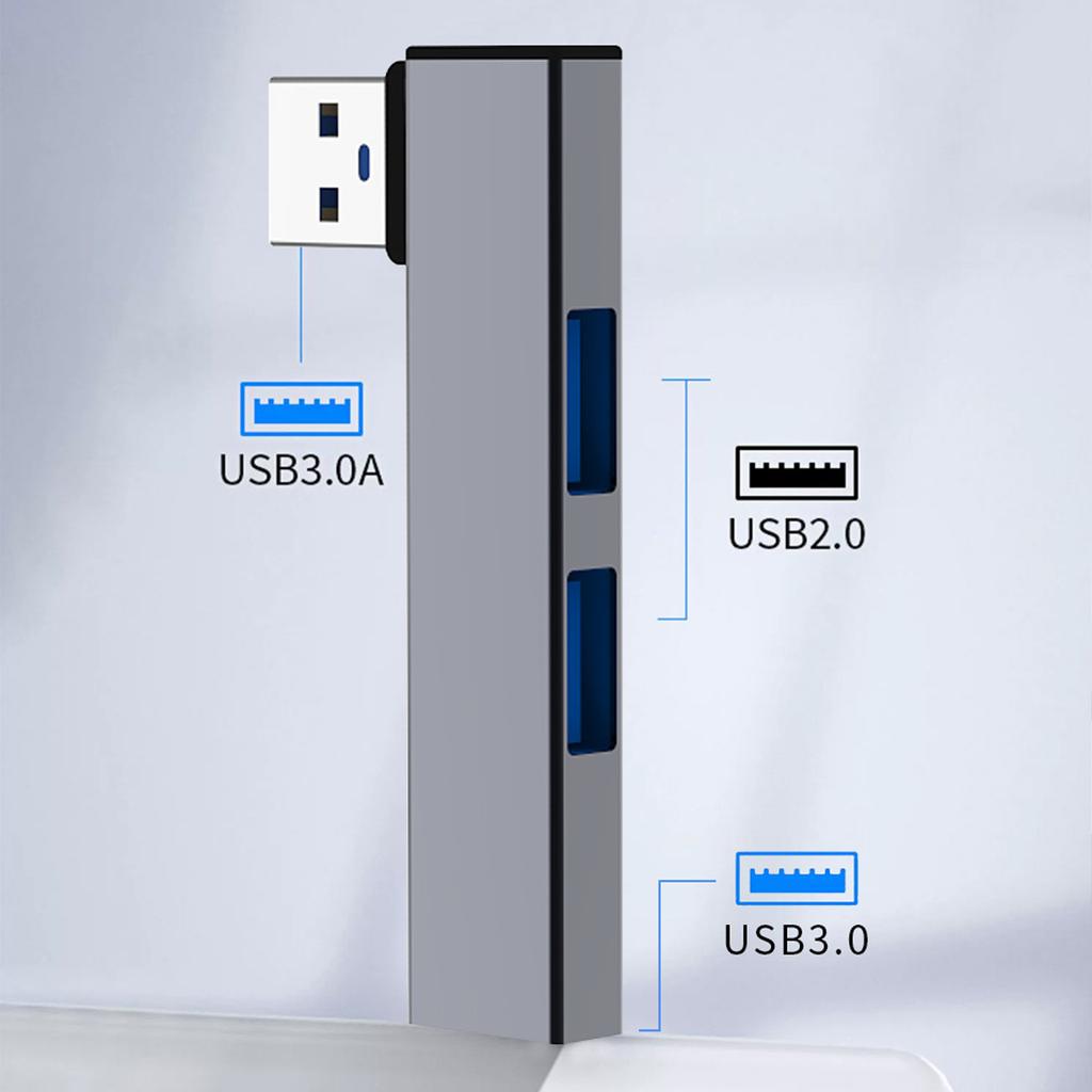 USB C Hub with 4 Ports Mini Data Hub for Laptops 2 USB2.0 and 1 USB3.0 Portable Expansion for PC Laptop