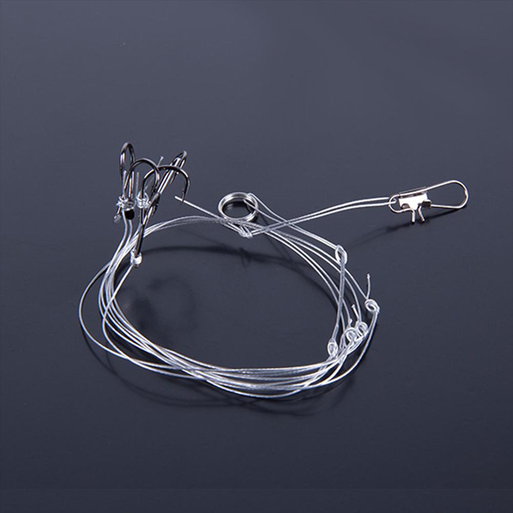 5 Pcs/set 5#-10# Fishing Hooks Winding Bite Line Barbed Sea Fishing Hooks Fishing Lure Parts