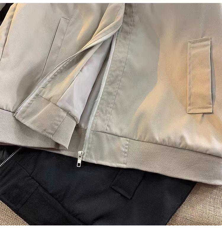 Унисекс Модная Серая Бомбер-куртка в стиле Харадзюку для Пар