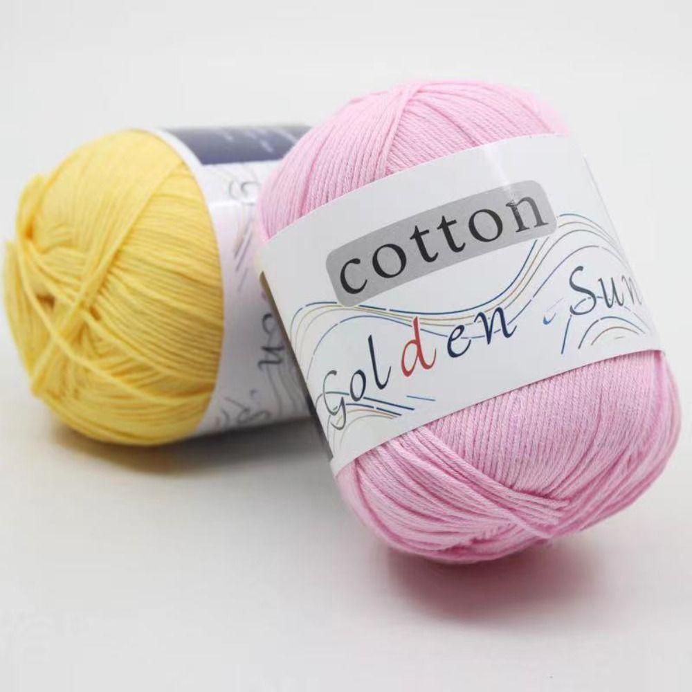 Anti-Pilling Cotton Yarn Medium-Thin Crochet Yarn Premium Hand Knitting Yarn Crocheting Hats