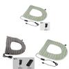 Winter Warm Usb Heated Plush Toilet Seat Cover With Fast Heating For Home Use