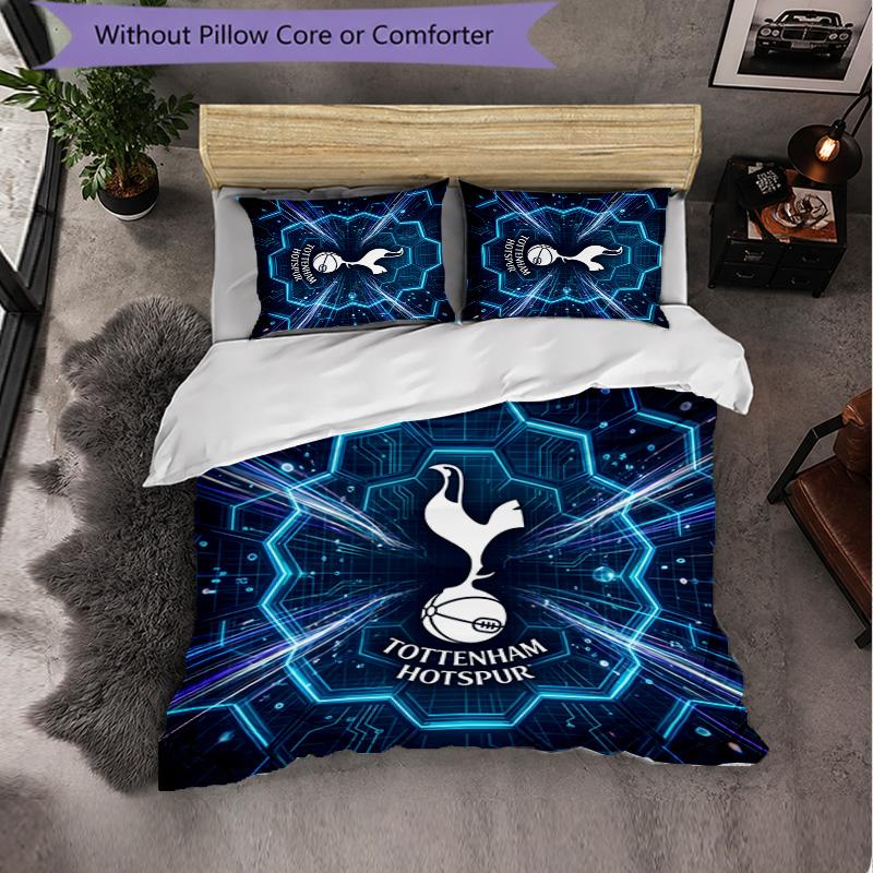 Набор постельного белья Tottenham Hotspur, 3 предмета, мягкая микрофибра, пододеяльник с наволочками для спальни