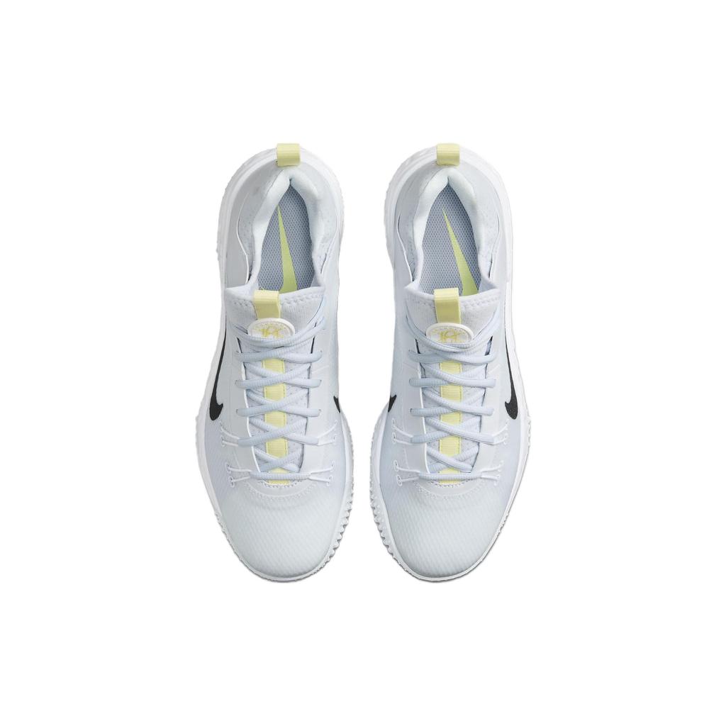 Nike Huarache 9 Elite TF LAX SE Football Grey Black Unisex Sneakers White Luminous-Green FV6148-001