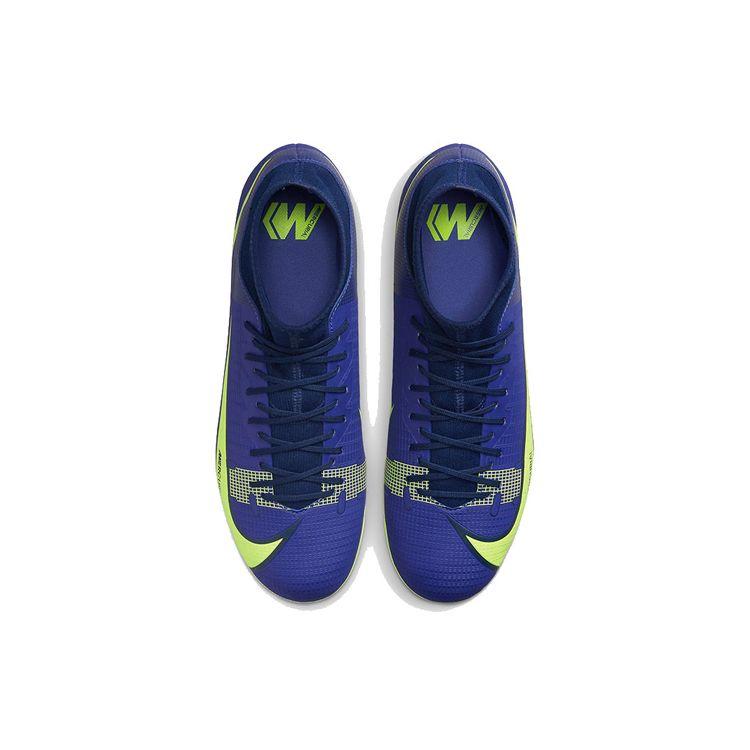 Nike Футбольные бутсы Mercurial Superfly 8 Academy AG Мужские кроссовки Синие CV0842-474