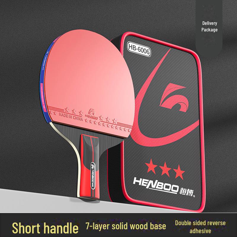 Professional Table Tennis Racket - One, Two, Three Star, Vertical/Horizontal for Training & Entertainment