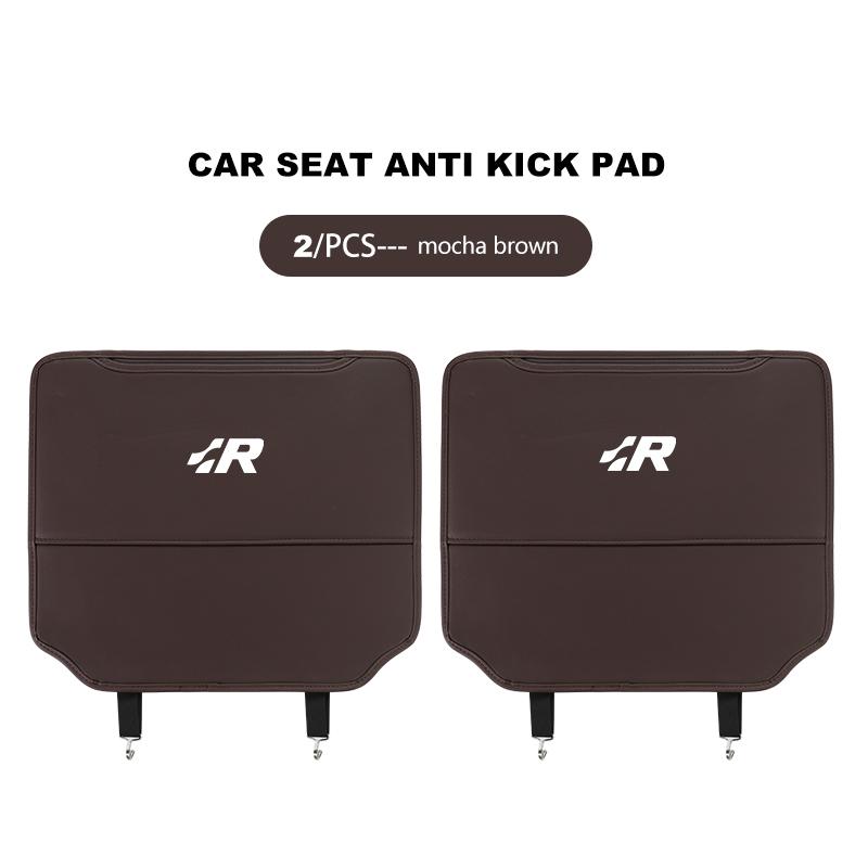 Leather Car Seat Back Mat Universal Anti Kick Dirt Proof Protector For Volkswagen VW Beetle CC B5 B6 B7 EOS GTI MK2 MK4 MK5 MK6