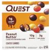 Coated Candy, Peanut Butter, 4 Packs, 1.73 Oz (49 G) Each
