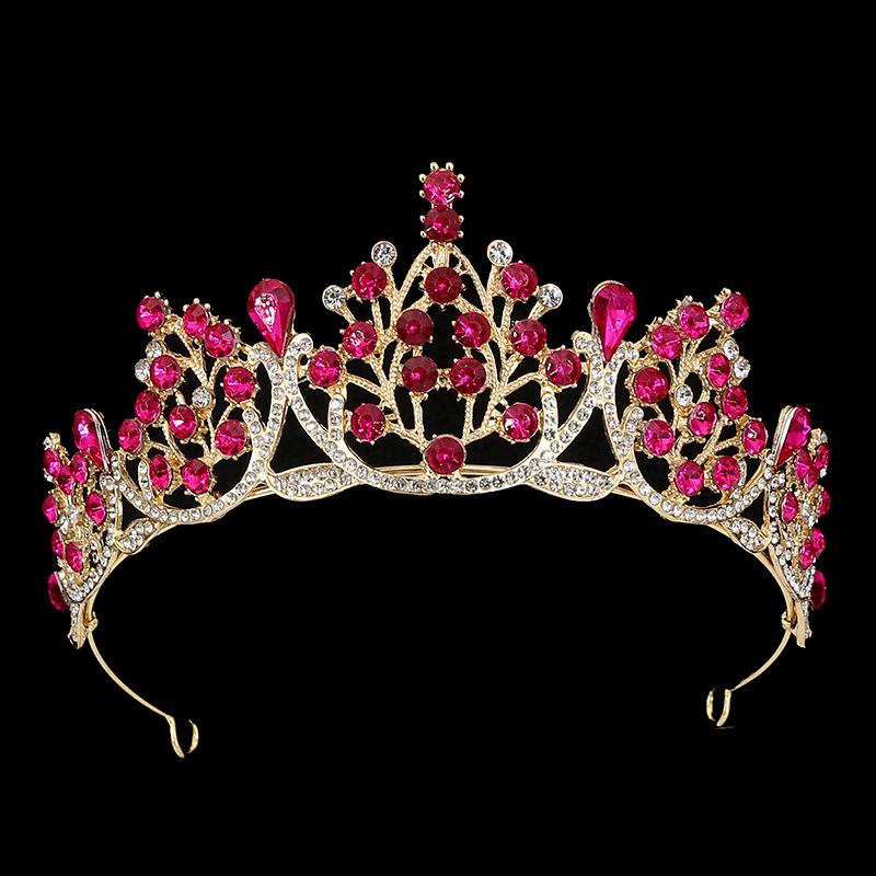 Свадебные украшения со стразами, аксессуары для свадебного платья, модная повязка на голову, тиара, корона в стиле принцессы, корона на день рождения