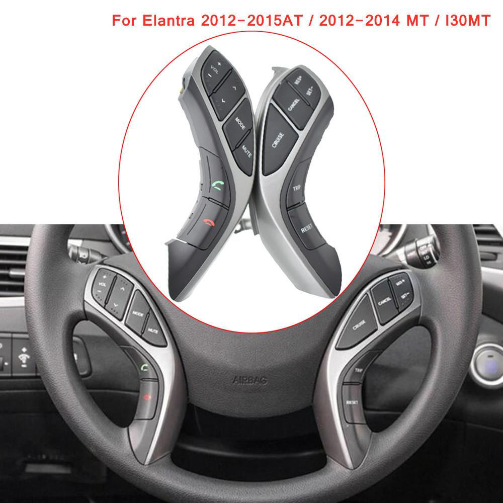 New Cruise Control Music Steering Wheel Buttons For Hyundai Elantra 2012-2015 AT 2012-2014 MT i30 MT