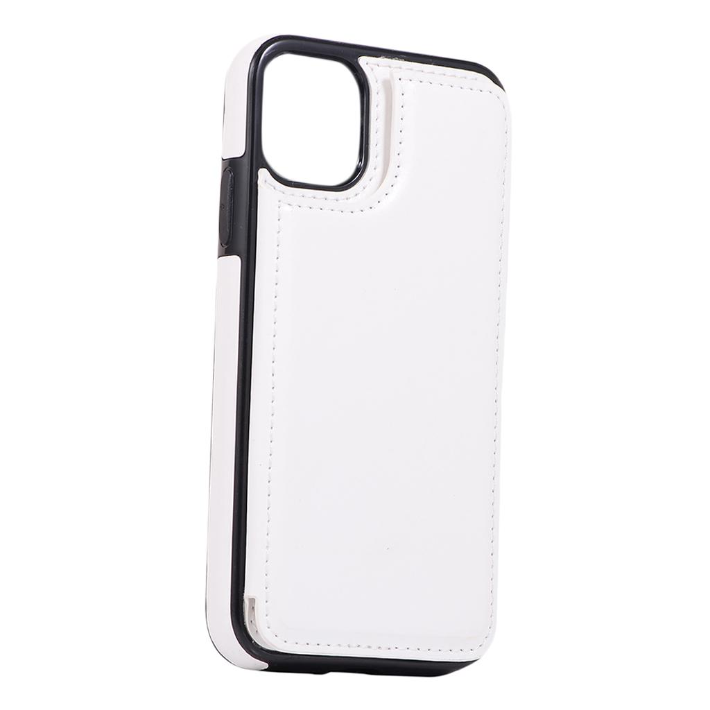 Чехол-накладка из ПУ-кожи с защитой от падения для iPhone 11 6,1 дюйма Белый