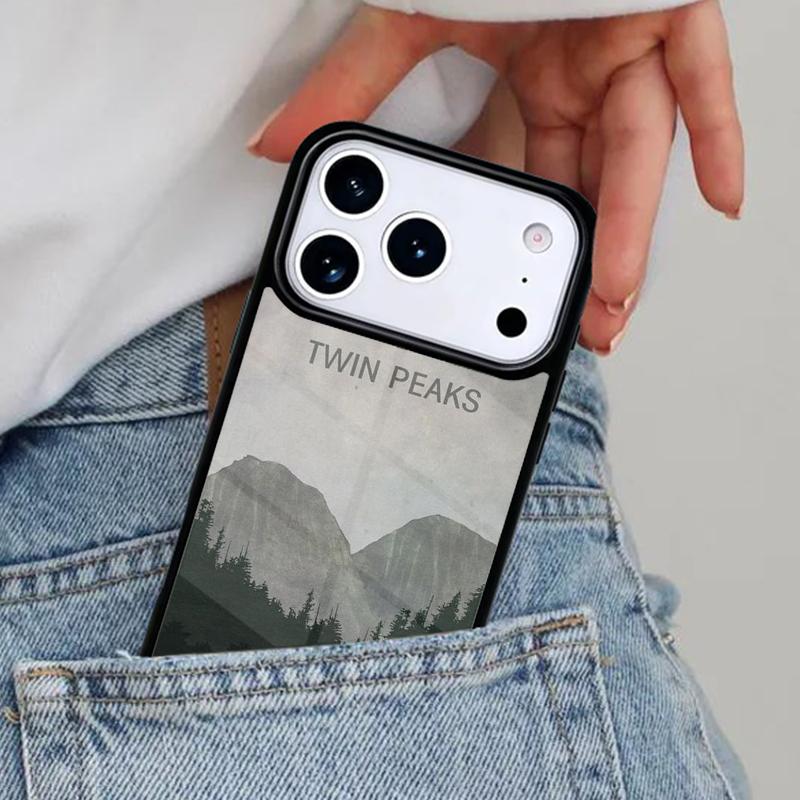 Чехол для телефона Twin Peaks для iPhone 17ProMax 12 13 14 15 16e 17 Pro Max Plus Air Cover