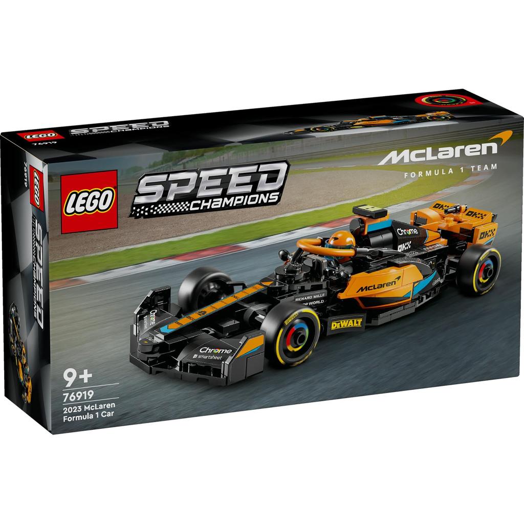 LEGO Speed Champion 2023 McLaren Formula 1 Race Car Toy Present Birthday Block Christmas Boys Girls Children 9 Years Old 10 Years Old 11 Years Old