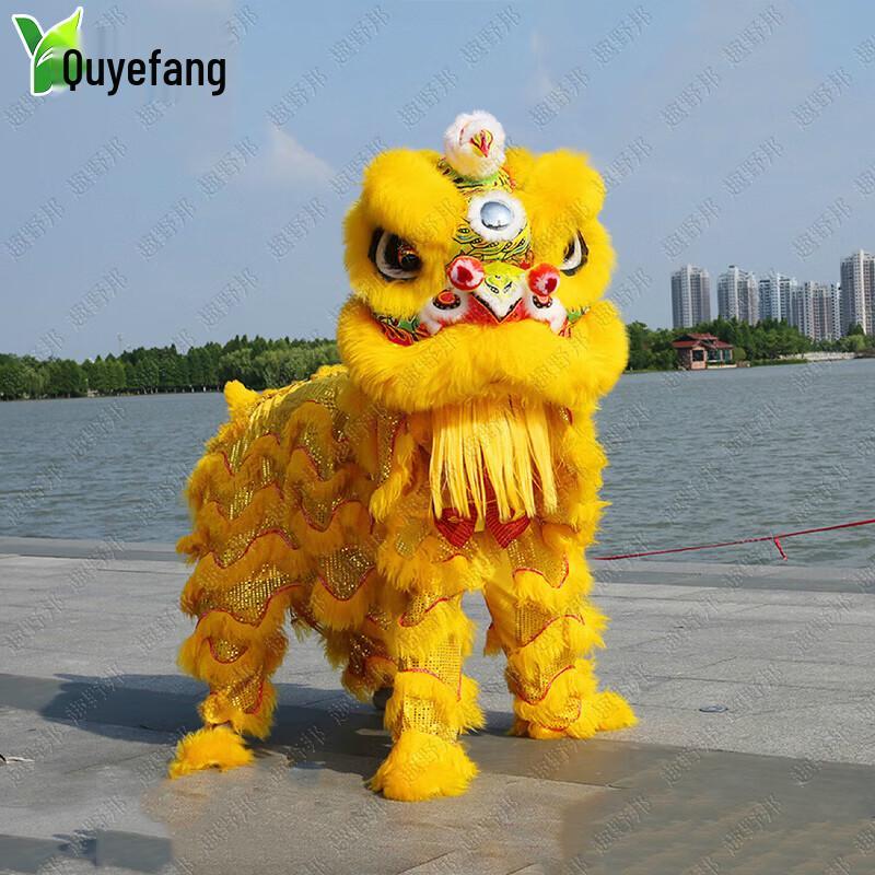 Светящийся шерстяной костюм Южного львиного танца Quyebang