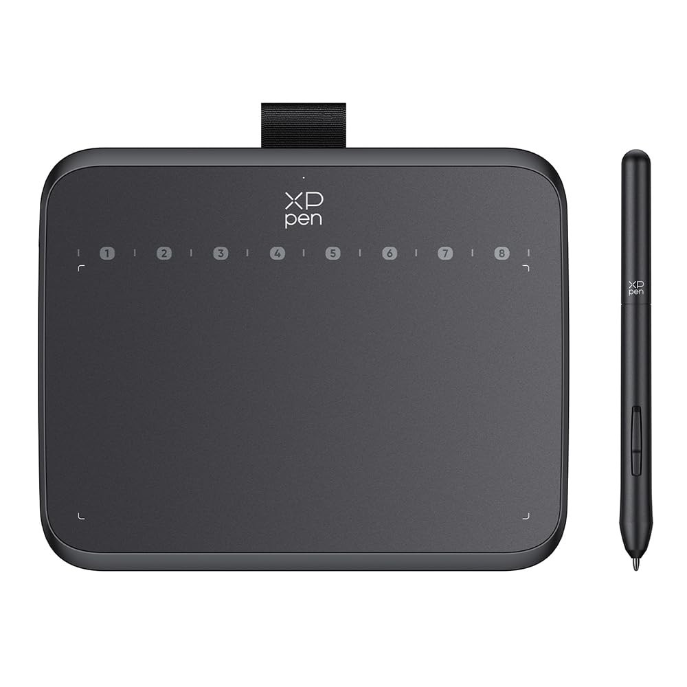 XPPen Pen Tablet with Tilt 8 Shortcut Dedicated to Compatible with Chrome OS and Model for Illustration and Drawing 6-inch Detection, Battery-Free