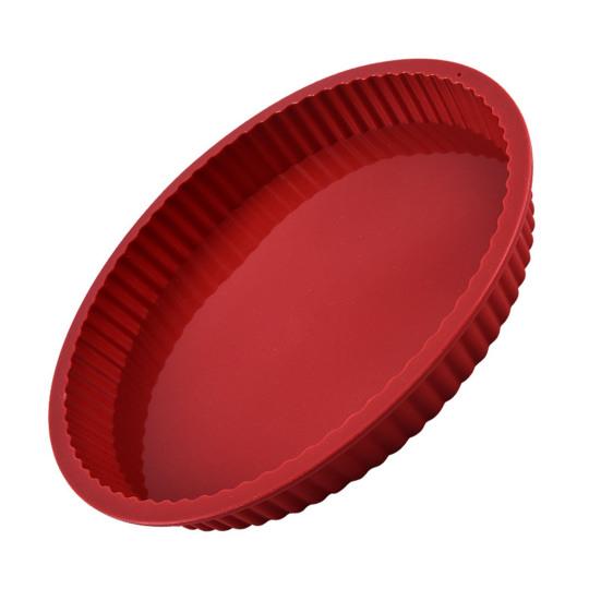 Антипригарная силиконовая круглая форма для выпечки, универсальная термостойкая форма для выпечки для домашней кухни