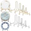 4 6 8 10 12inch Plate Stands Foldable Photo Pedestal Durable Metal Easel Rack  Bowl Picture Frame