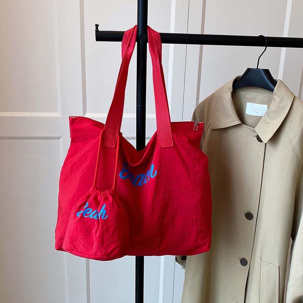 Dopamine Composite Tote Bags Japanese Style Women Cloth Underarm Bag Large Capacity Handbag  School