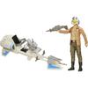 Takara Tomy Star Wars Star Wars The Force Awakens 12 Inch Figure Vehicle Poe Dameron Speeder Bike