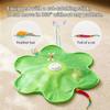 Built-in Feathers Hide And Seek Cat Toy Motion Activated Smart Cat Teaser Toy  Relieve Boredom