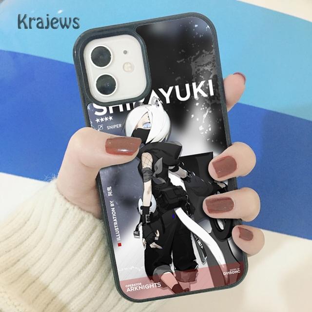 Мягкий чехол для телефона Krajews Amiya Ansel Arknights для iPhone 14 5 SE 6s 7 8 plus X XR XS 11 12 13 pro max Samsung S21 S22ultra