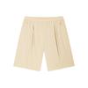 Champion All-Weather Series Solid Color Mid-Waist Loose Straight Casual Shorts Men Shorts Khaki 152420506-1