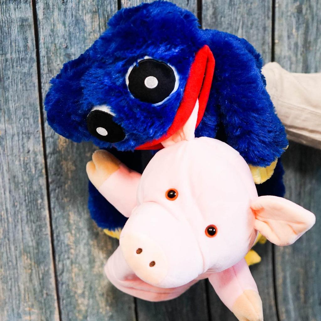 Pig Plush Puppet Gloves Product Puppet, Nehorinpahorin, Toy, Show, Ventriloquism, (Actual Photographed)