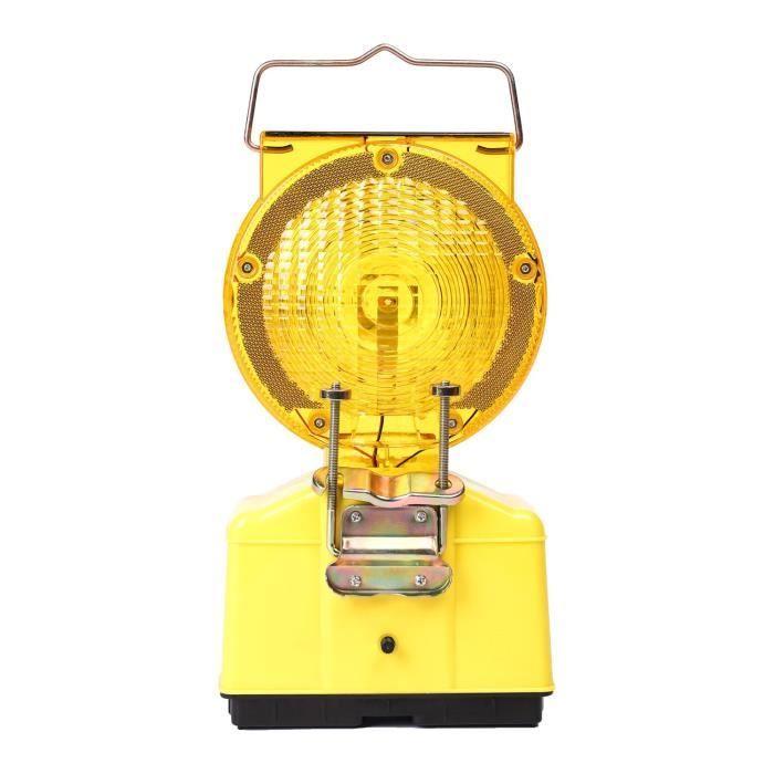 Construction Lamp - SOLAR BLINK ROAD - Rechargeable LED Flasher - Solar Panel - 90h Autonomy