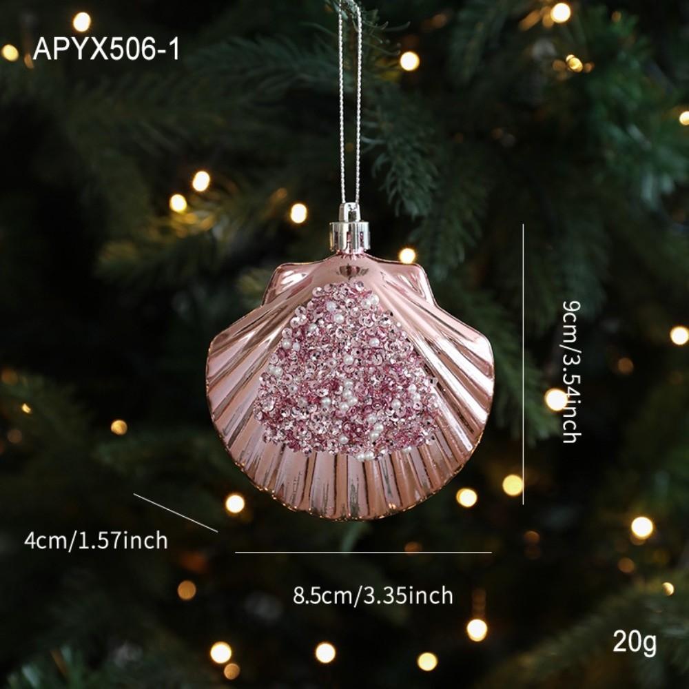 PVC Xmas Hanging Pendant Pop Corn 3D Pink Pendant New Style DIY Lollipop Ornaments  Holiday Decor