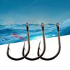 100Pcs Circle Fishing Catfish Hooks Thick Sharp Portable Strong Carbon Steel Sharp Fish