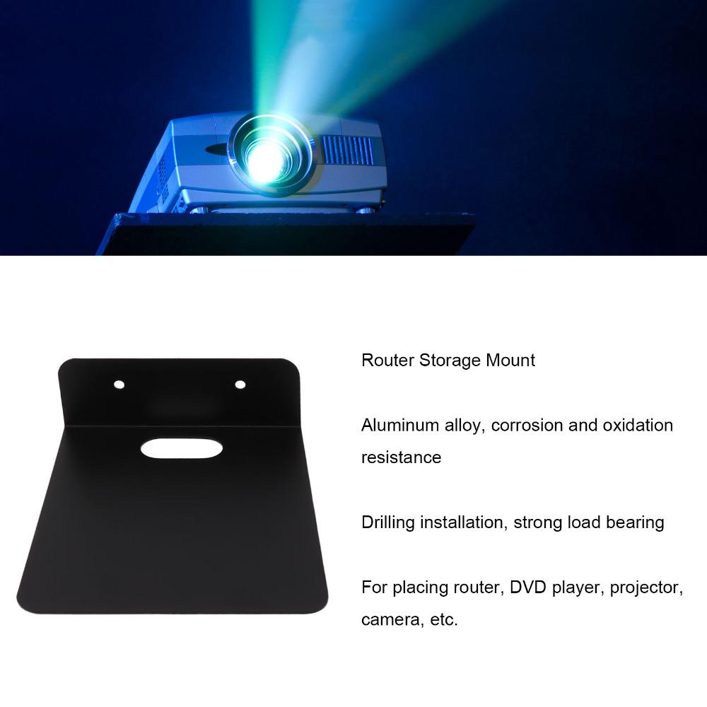Универсальный кронштейн для роутера Настенная полка для хранения Стойка для оборудования Кронштейн для ТВ-приставки Гостиная