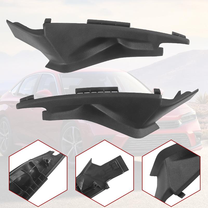 1 Pair Front Windshield Wiper Side Cowl Extension Trim Cover For Honda Civic 2022 2023 2024 2025 73155-T20-A01 73165-T20-A01