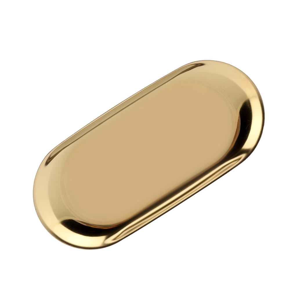 Поднос из нержавеющей стали в скандинавском стиле для хранения косметики, ювелирных изделий, торта, тарелка для офисных столов