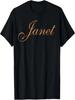 Винтажная ретро футболка Janet