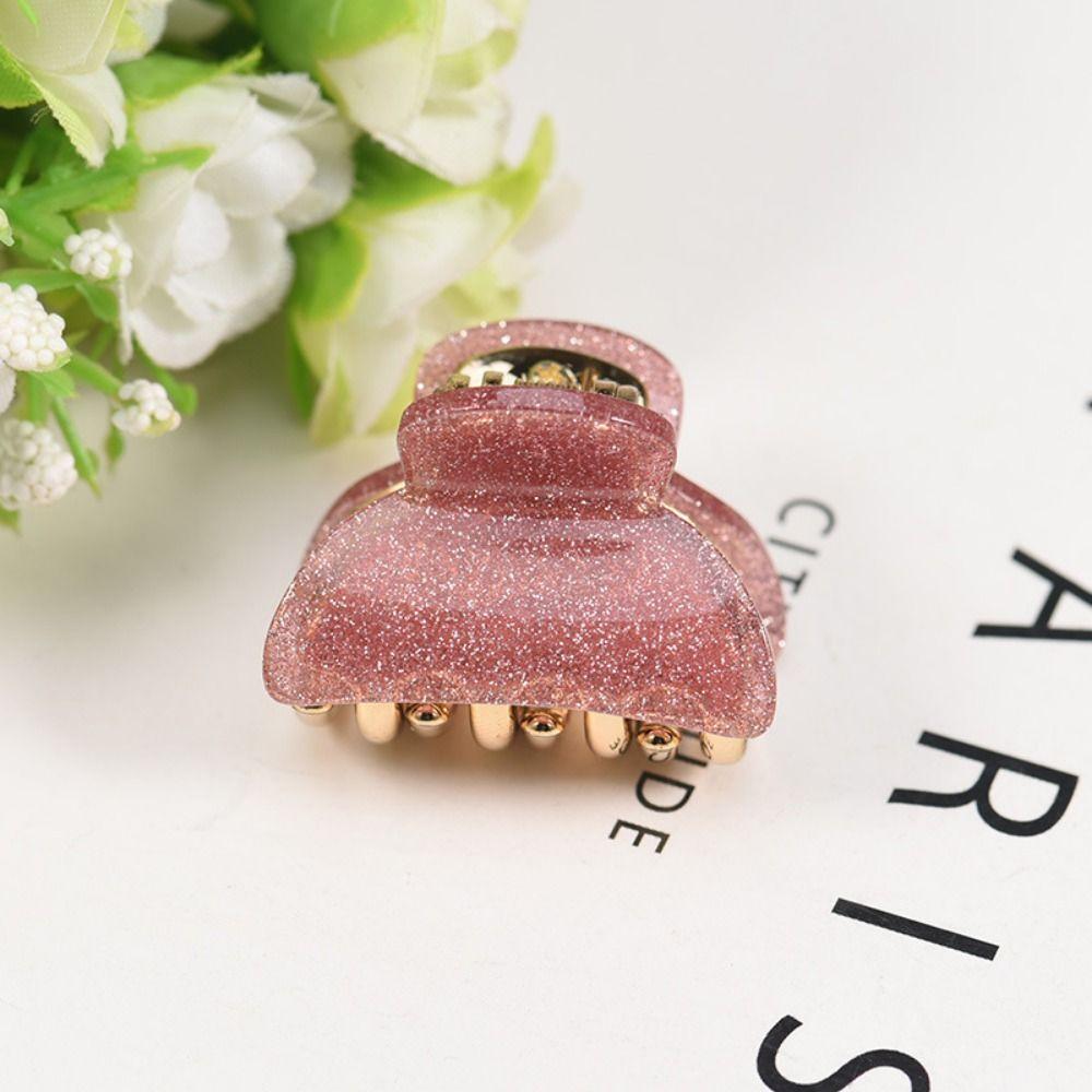 Barrette Acrylic Hair Clip Candy Colors Butterfly Hair Clip Cute Hairpin Clamp  Women Girl