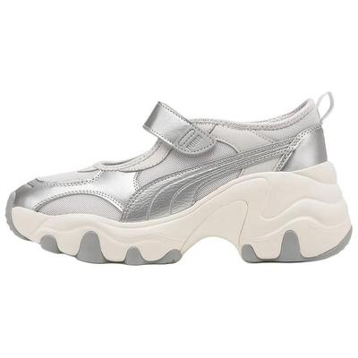 Pulsar Wedge Удобные туфли Мэри Джейн на низкой платформе Повседневные кроссовки для женщин Серый Серебристый 398677-06