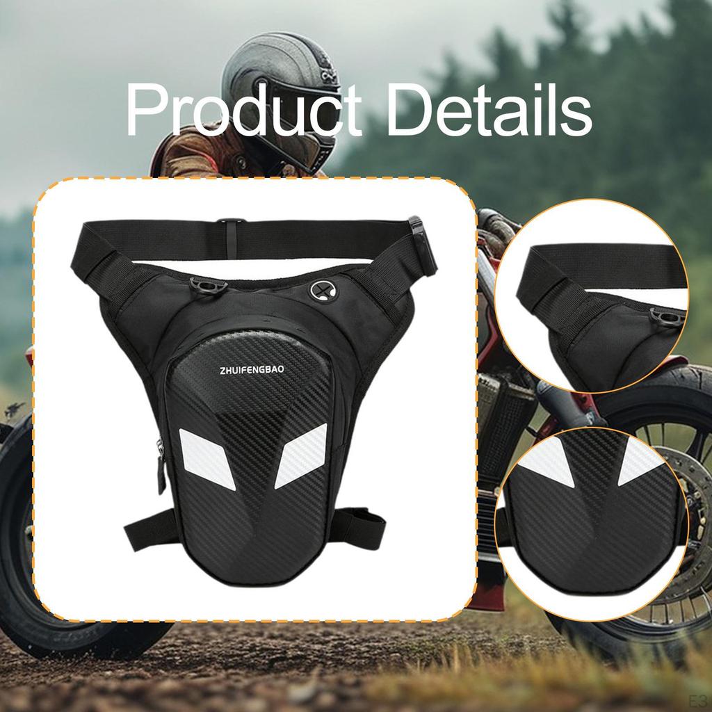 Мотоциклетная сумка на ногу Drop Bags Чехол для экипировки Многокарманный для телефона Поясные и бедренные сумки для